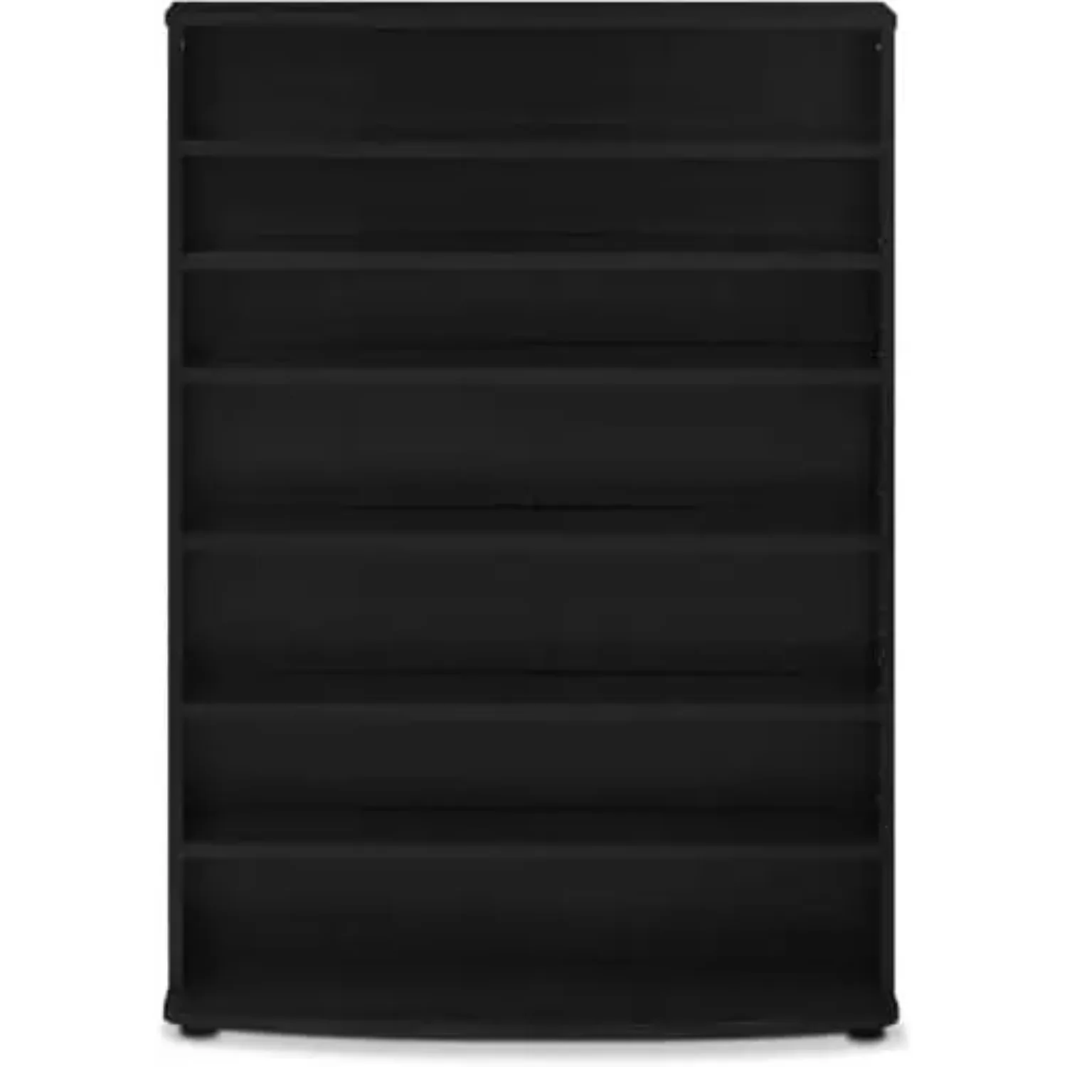 Multimedia Storage Tower - Adjustable Shelves for DVDs, CDs & Games Espresso/6 Tier