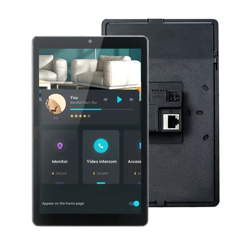 8 inch home automation in wall touch control panel Android POE tablet LCD display smart home panel 2+32GB IOT system