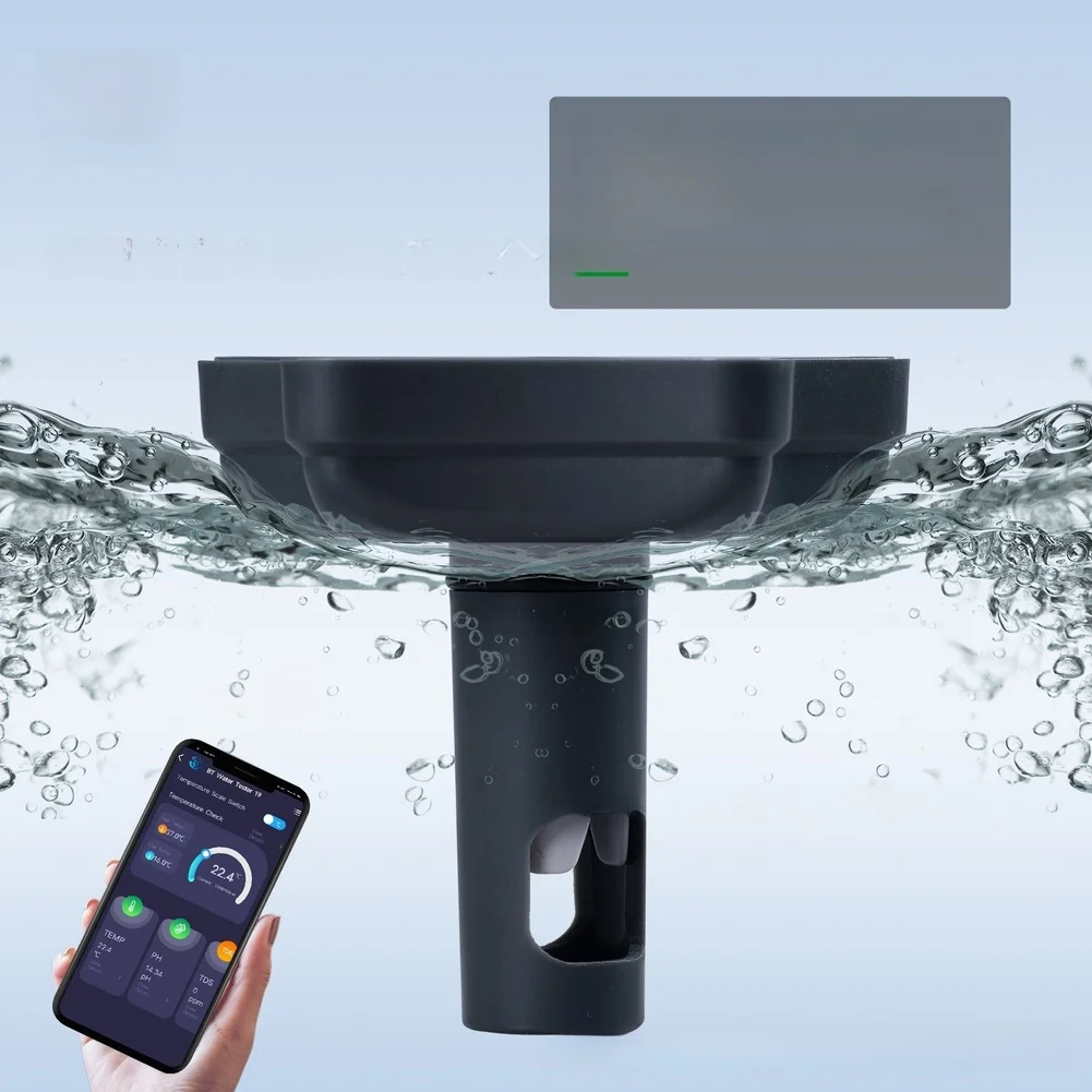 For Pool Systems 9-in-1 Water Tester 9 In 1 Water Testing Instrument Wireless Water Tester ORP -2000mV To 2000mV