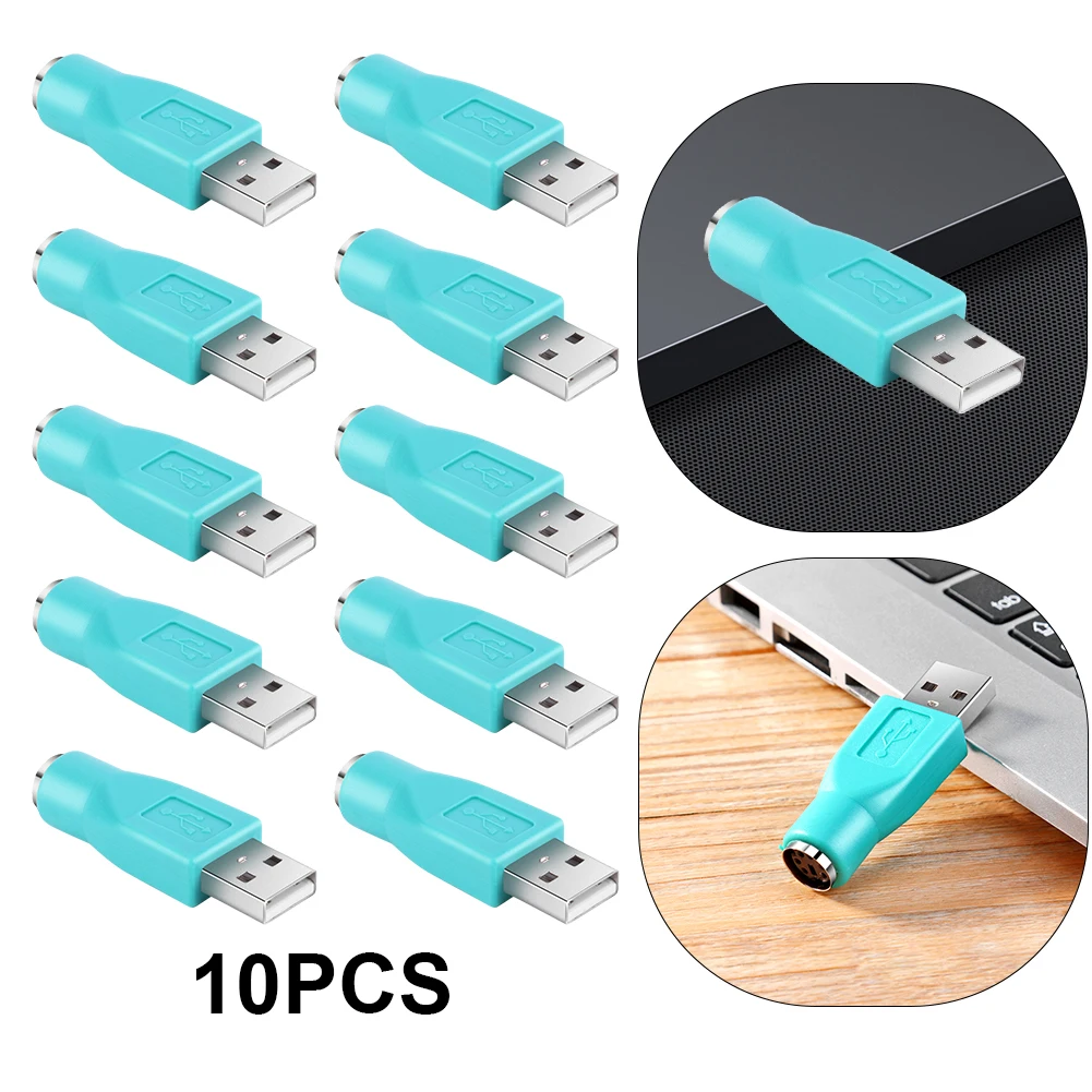 

Адаптер PS2 PS/2 «Мама»-«папа» USB для компьютеров, ПК, ноутбуков, мышей, клавиатуры