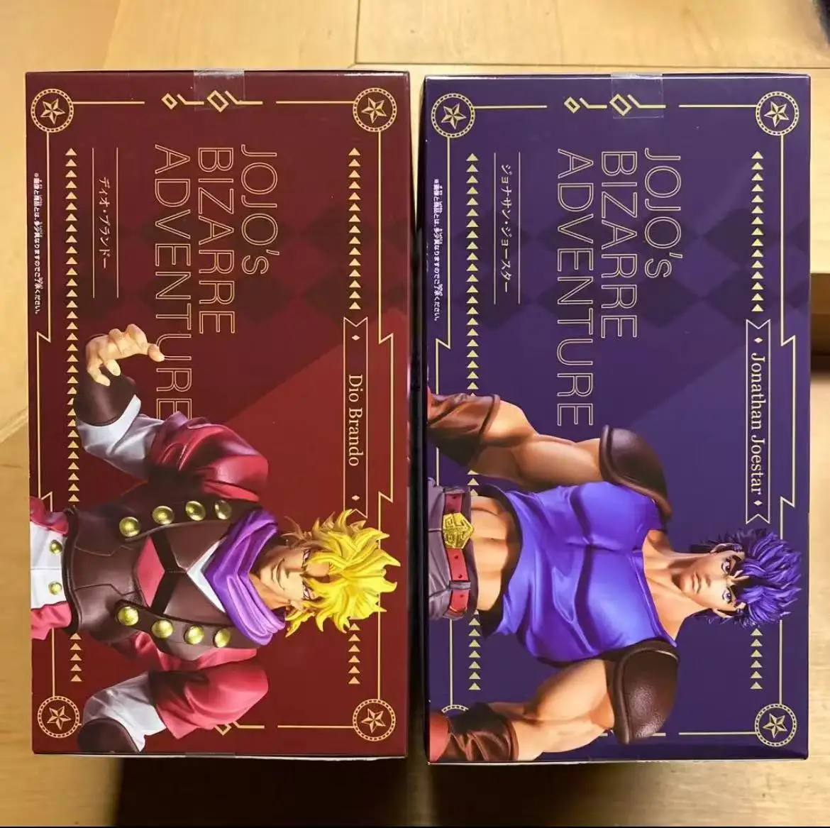 

Genuine Bandai Namco Banpresto Jojo S Bizarre Adventure Phantom Blood Jonathan Joestar Dio Brando Mometria Pvc Model Toy Gift