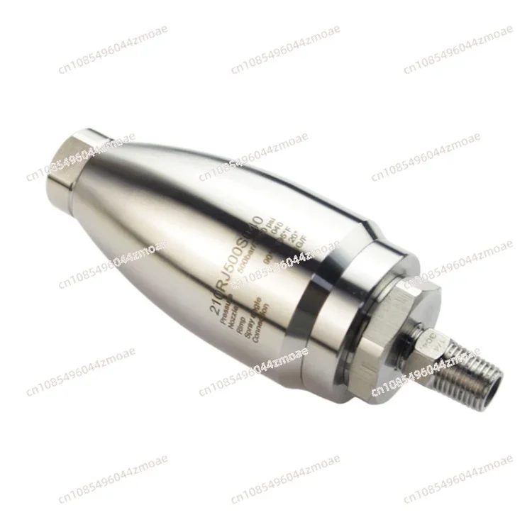 500 bar ultra high pressure rotating washing turbo nozzle with ceramic cone