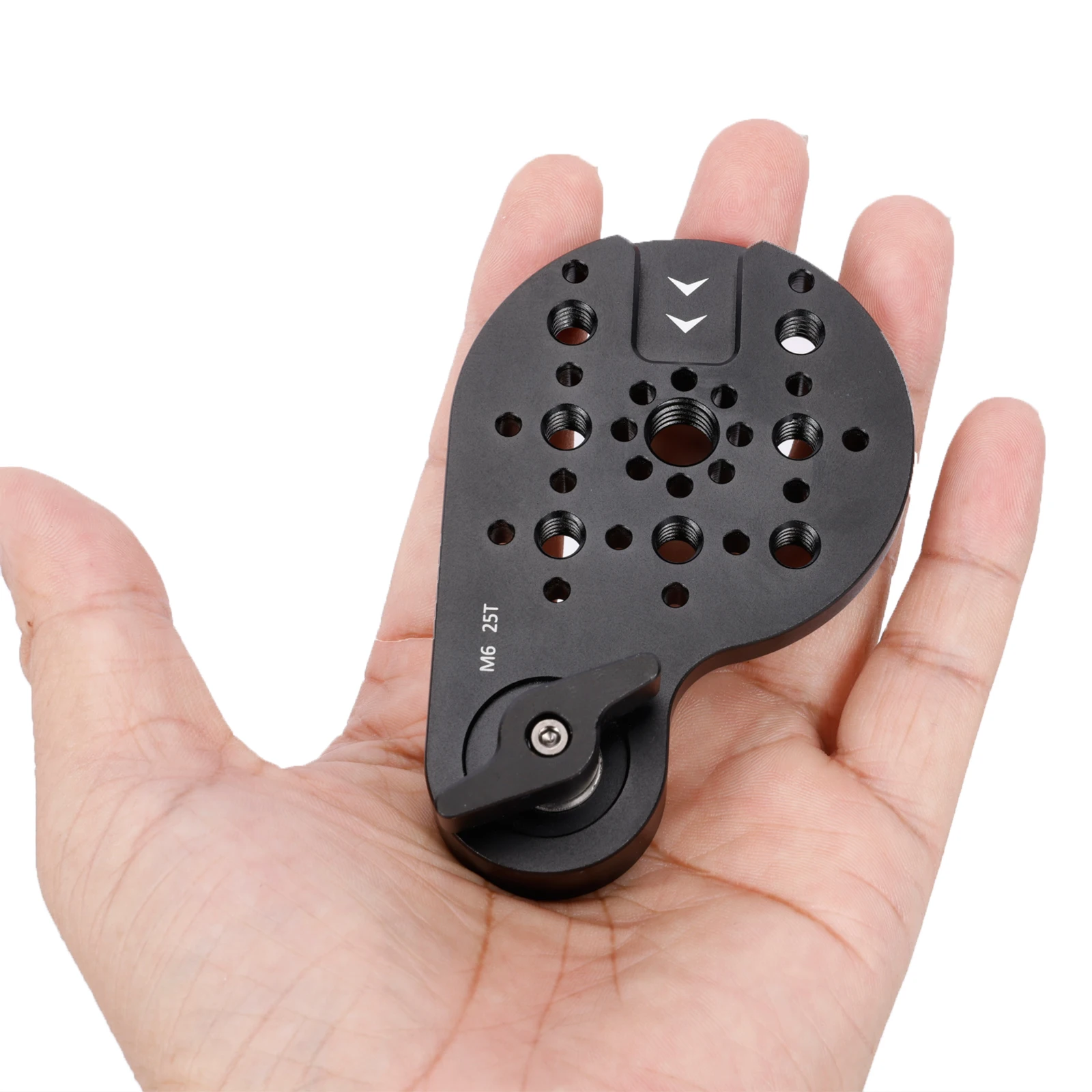 Niceyrig Video Statief Mount Zijplaat Rozet Mount (25T, M6 Draad)