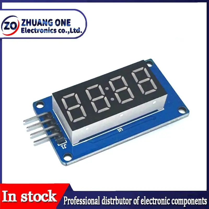 TM1637 LED Display Module For Arduino 7 Segment 4 Bits 0.36 Inch Clock RED Anode Digital Tube Four Serial Driver Board Pack
