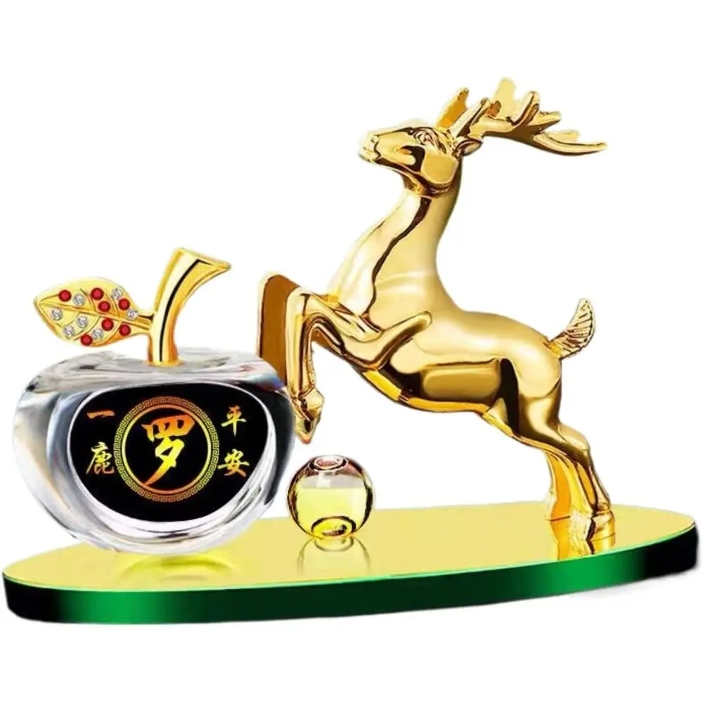 

Luxury Car Interior Decor: Safe Travel Deer Ornament for Console & Mirror - Modern 2024 Edition