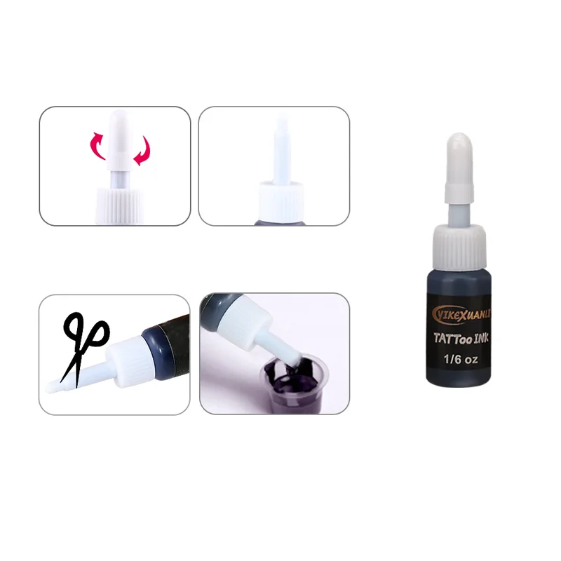 5ml 10/7colors Tattoo Ink Pigment with box Body Art Tattoo Kits Professional Beauty Paints Makeup Tattoo Supplies Semi-permanent