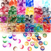 20pcs 14mm Big Hole Acrylic Beads Spacer Loose Beads for Jewelry Making DIY Handmade Necklace Earring Accessories (hole:5mm)