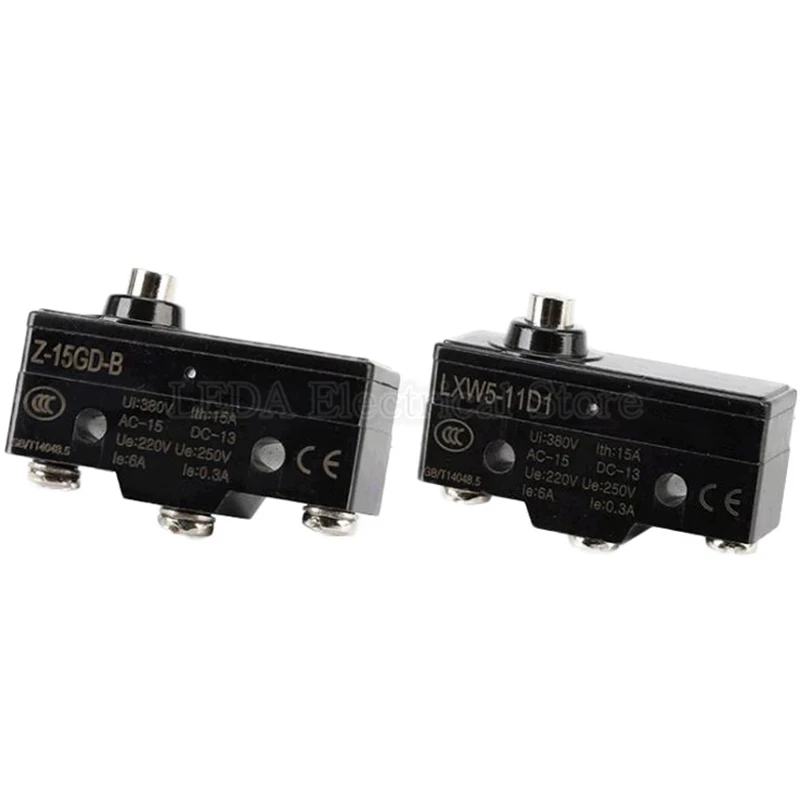 1Pcs LXW5-11D1/Z-15GD-B 380V 15A Micro Switch Zelf Reset Druk Microschakelaar Eindschakelaar Rijschakelaar