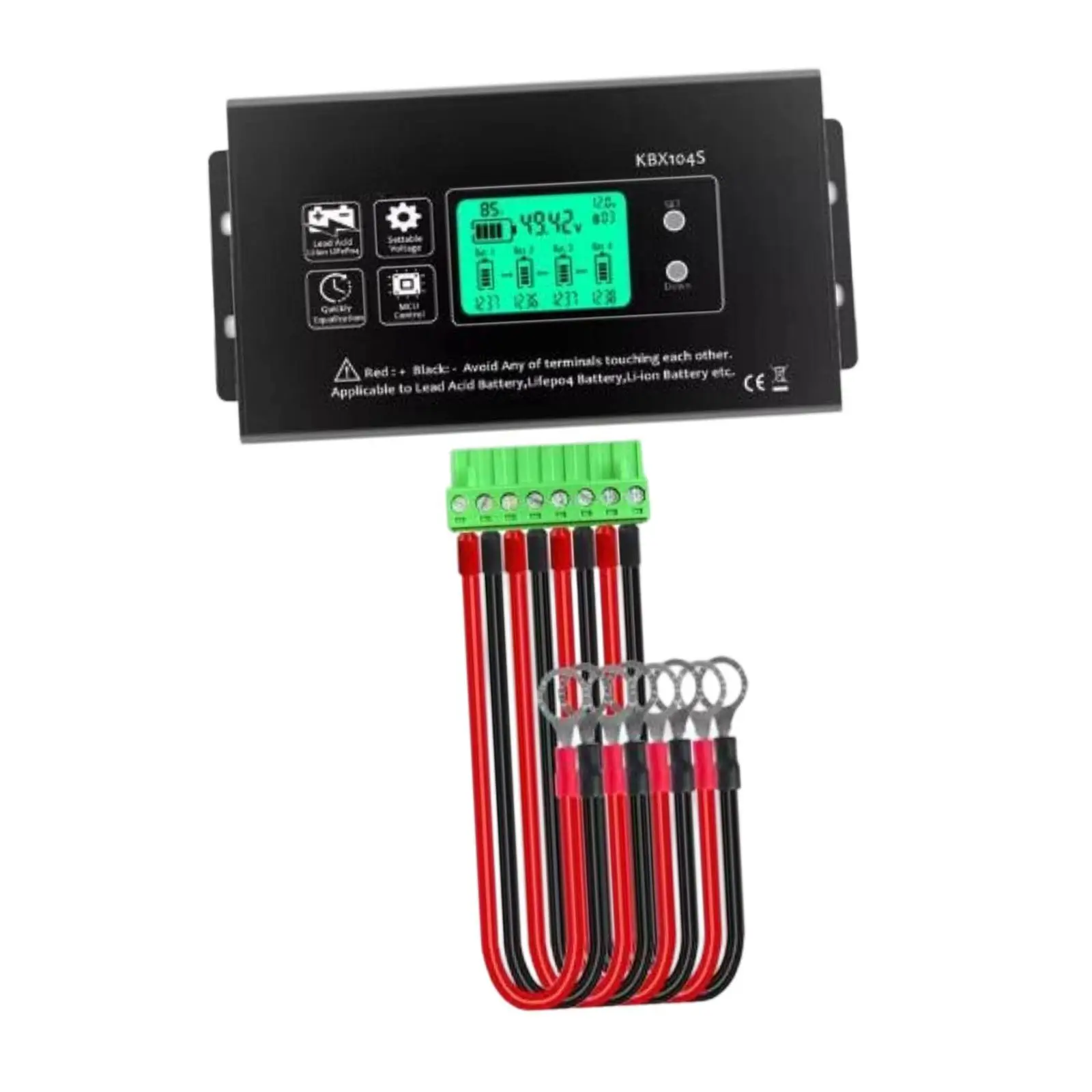 

Battery Equalizer 4S 12V 24V 36V 48V Premium Practical Household High Reliability Easy to Use LCD Display 48V Voltage Regulator