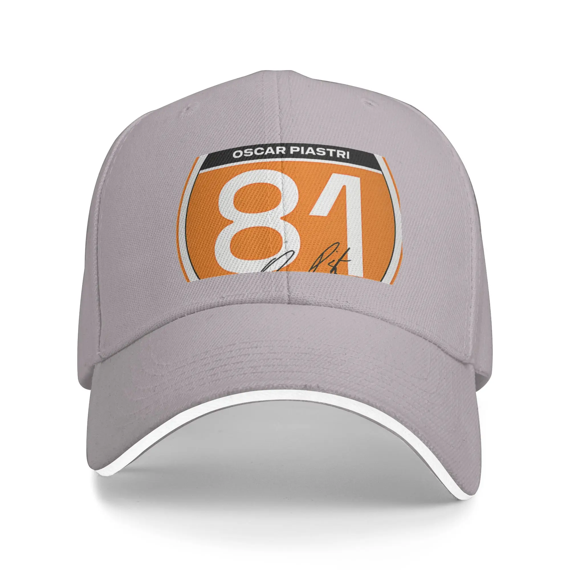 Fashion Oscar Piastri 2024  Curved Brim Baseball Cap Outdoor Sun Protection Women's Caps