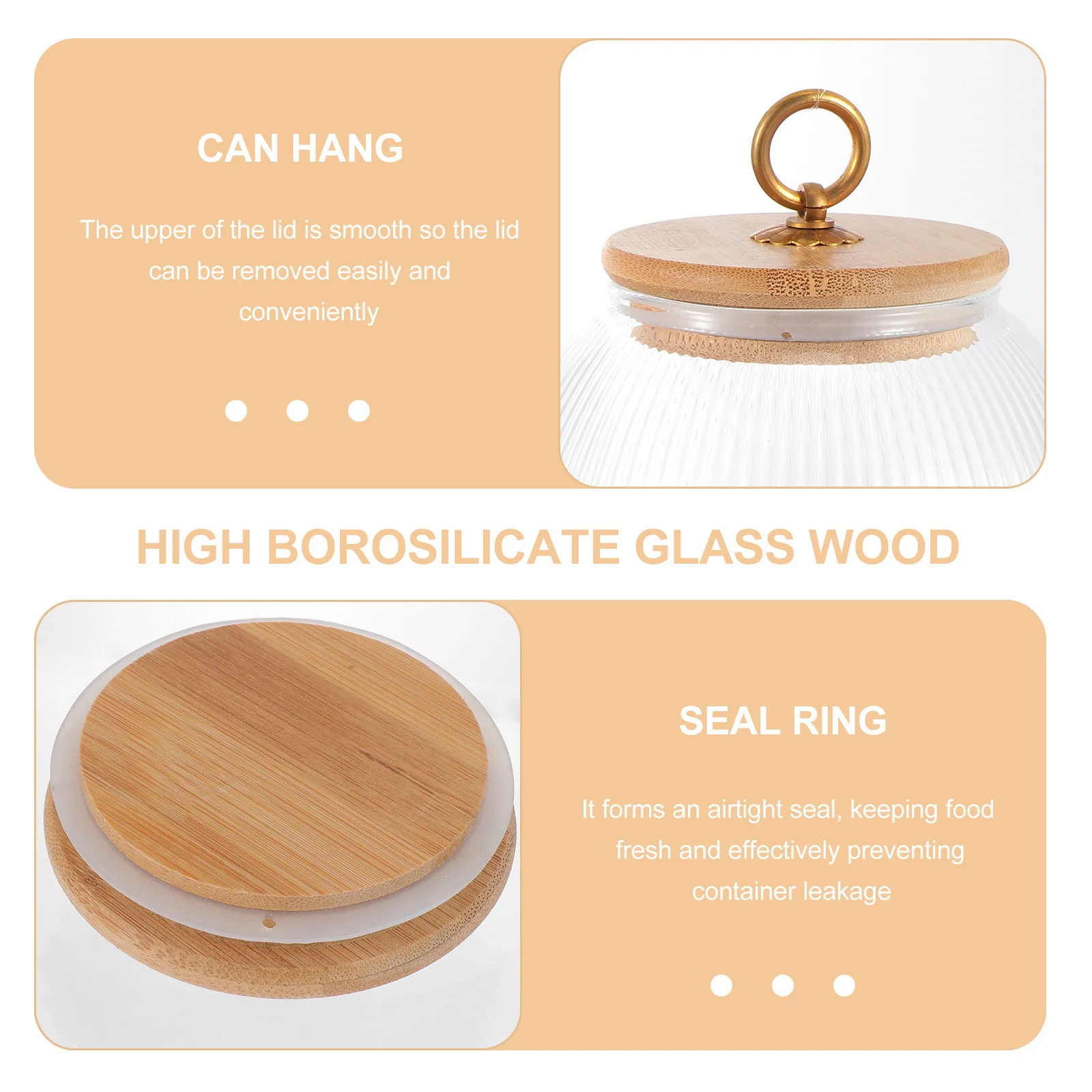 

1Pcs Airtight Storage Container Food Jar for Kitchen Snacks Coarse Cereal Sugar Flour Clear Box Coarse Cereal Jar