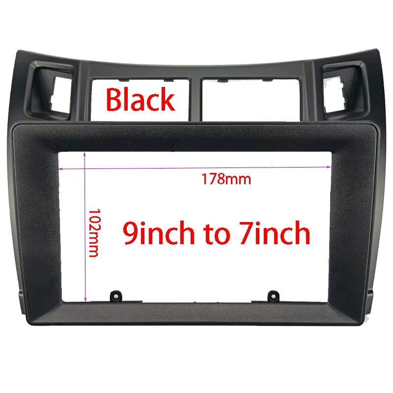 

7/9 Inch Car Radio Stereo GPS MP5 Android Player 2Din Fascias Dash Frame Install For Toyota Yaris Vitz Platz 2005-2011