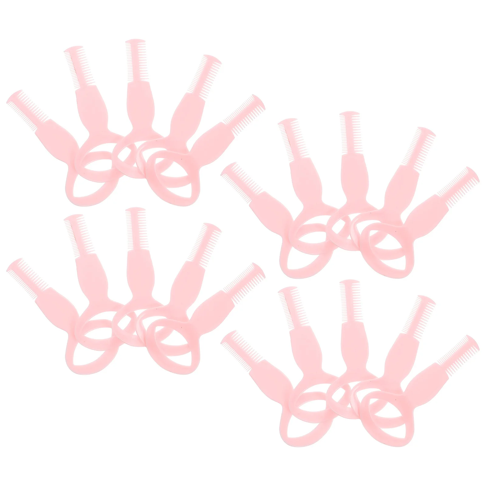 20 szt. Aplikatorów do tuszu do rzęs 3-w-1, szczoteczki wielokrotnego użytku do trwałej na rzęsy, makijażu, przenośne prowadnice do makijażu oczu