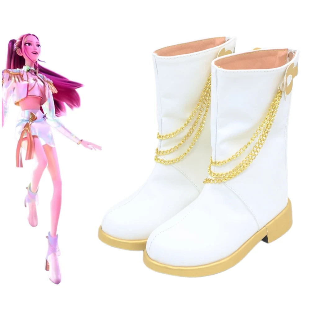 ชุดเต้นมิไร รองเท้าเคป๊อป รองเท้าคอสเพลย์นักล่าปีศาจ รองเท้าสำหรับผู้ใหญ่และเด็ก รองเท้าสำหรับงานฮาโลวีนและงานคาร์นิวัล