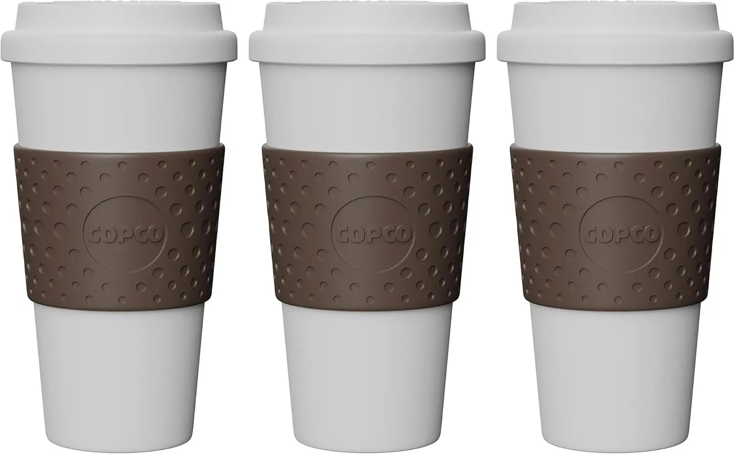 

Набор дорожных кружек объемом 16 унций – многоразовые кофейные чашки с двойными стенками, нескользящим чехлом и крышкой, предотвращающей проливание