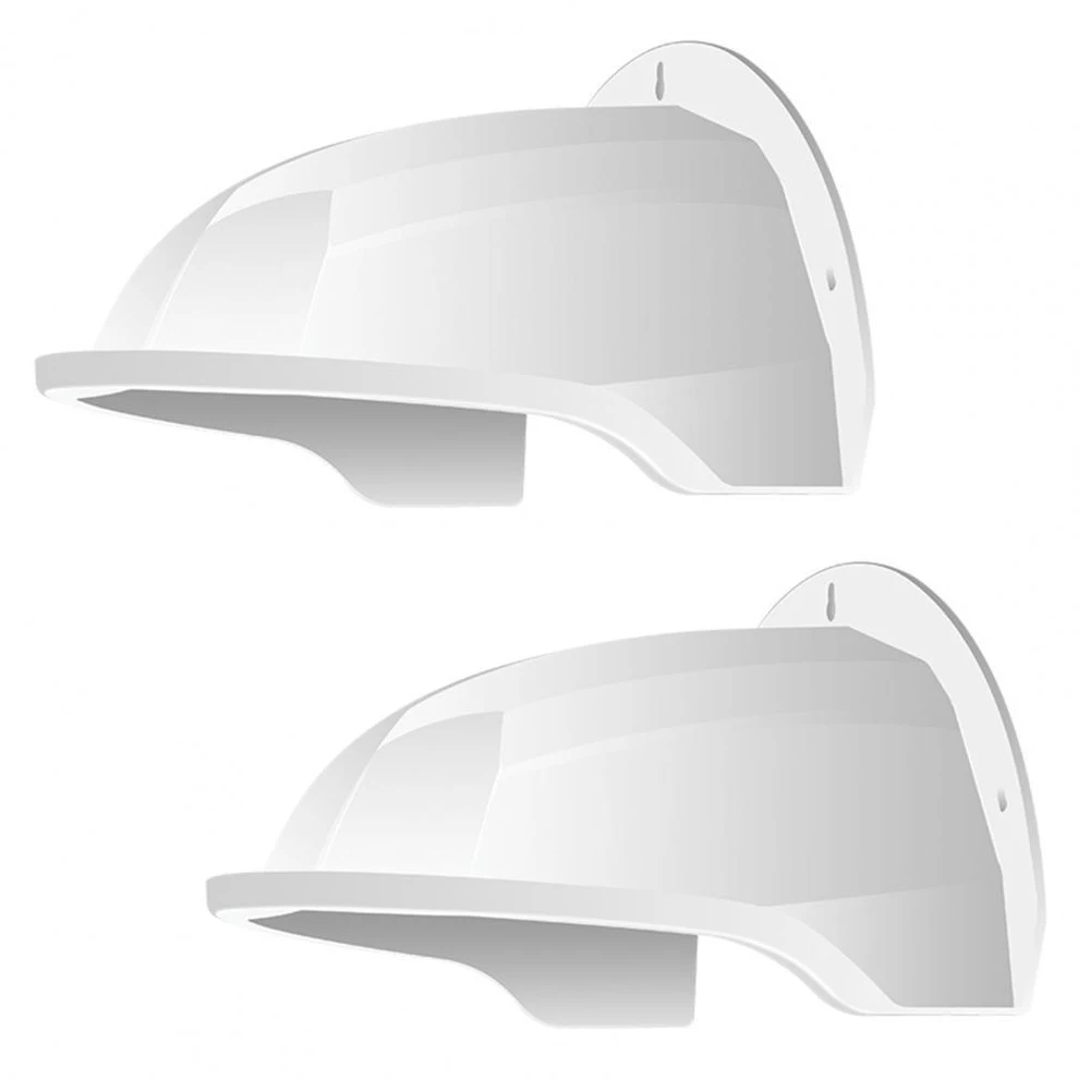 1/2pcs Sun Rain Shade Camera Cover Protective Cover Shield Wall Waterproof Rainproof Shell Protector For Outdoor Camera