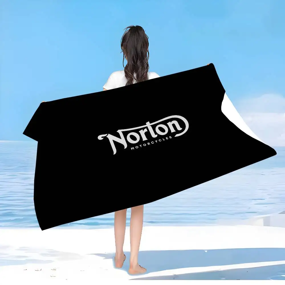 N-NORTONS دراجة نارية كبيرة ستوكات مناشف الشاطئ منشفة سريعة الجافة الرمال مناشف الشاطئ بركة منشفة للسفر حمام سباحة اليوغا