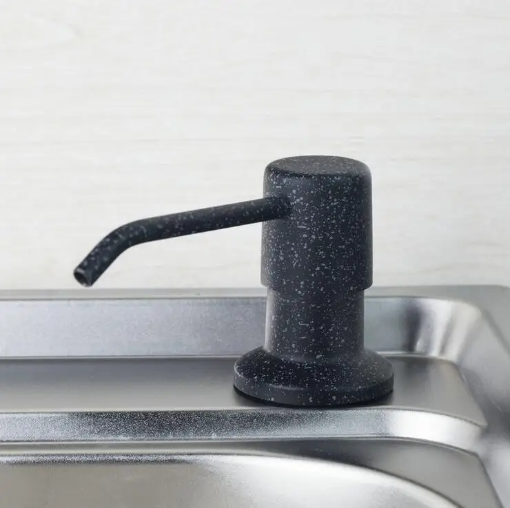 

Kitchen sink liquid soap dispenser black, Bathroom hand washing liquid plastic bottle, Copper dish basin Liquid soap dispenser