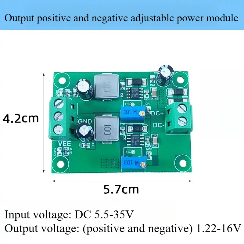 DC-DC Buck Boost Module 24V to ±5V ±3.3V ±9V ±12V Adjustable Power Supply
