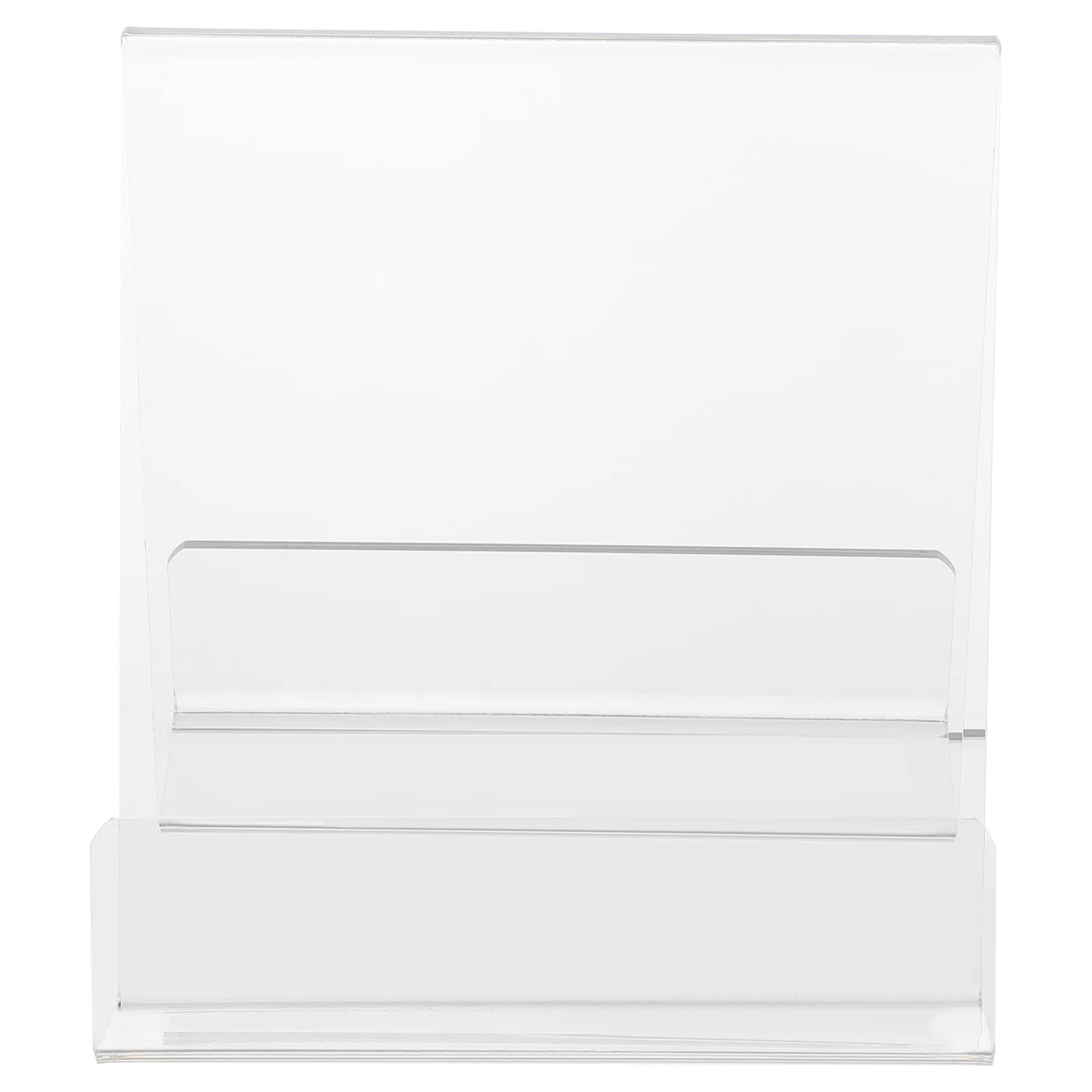 ULTECHNOVO Fermalibri in acrilico per libri Riviste Lettura Organizer Staffa per materiale scolastico