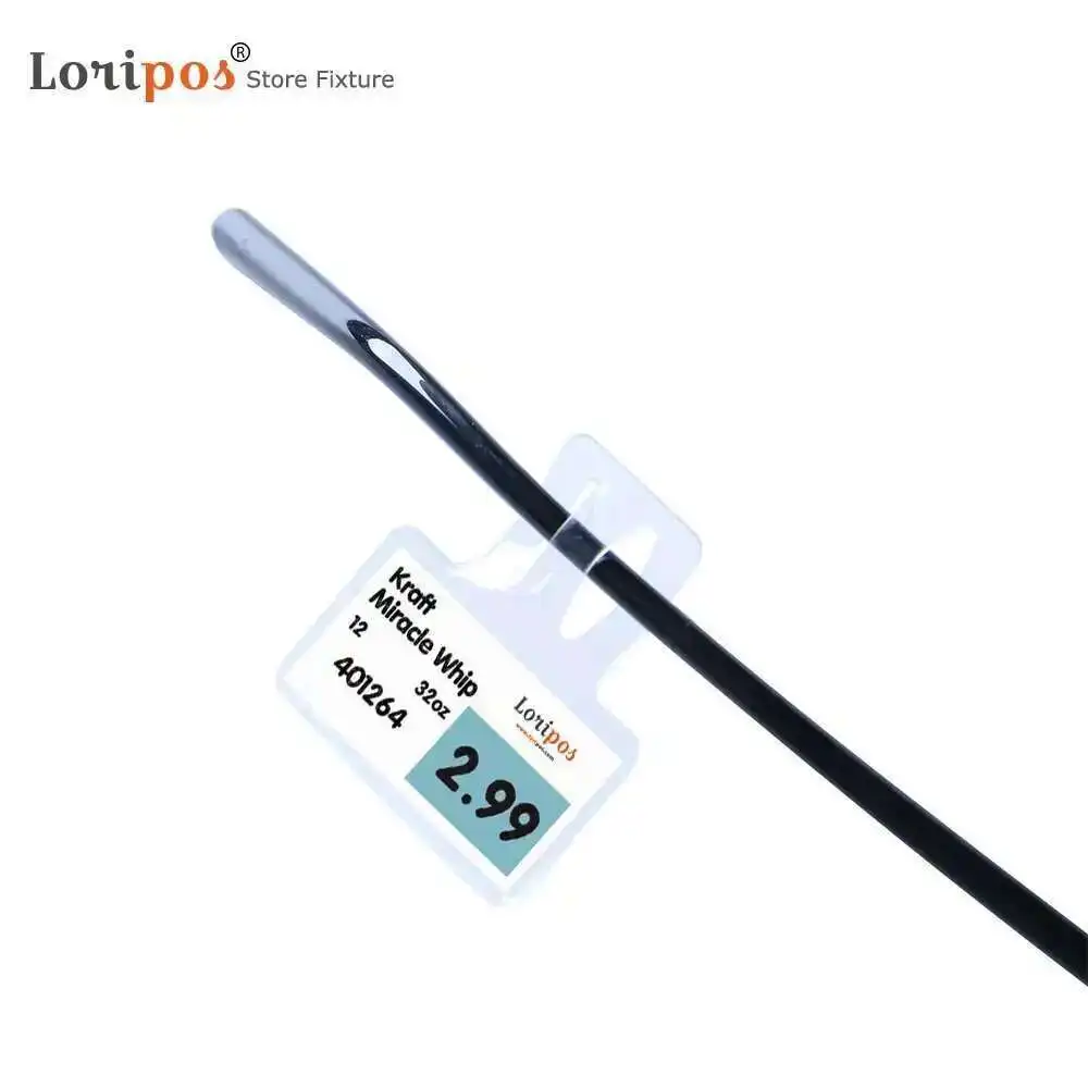 

500pcs Glasses Price Tag Pvc Envelope Sign Holder Ticket Sleeves Plastic Price Card Label Nameplate Pockets
