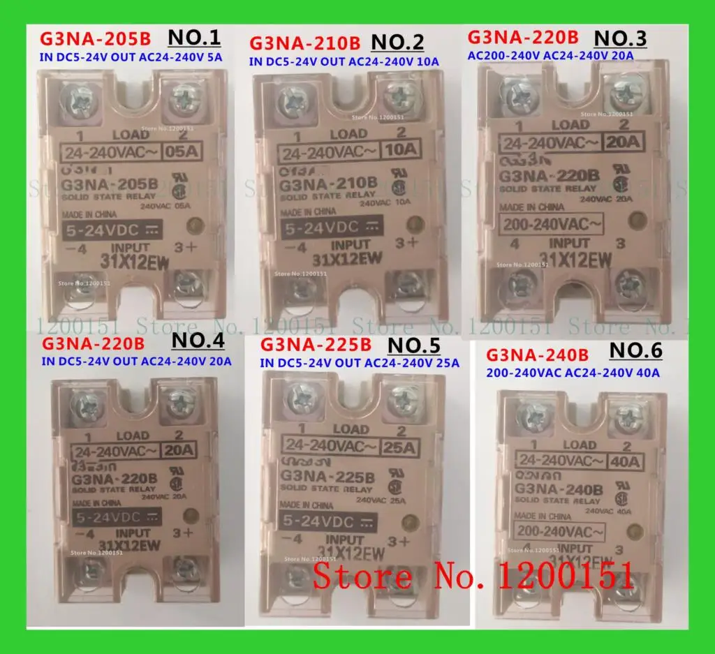 G3NA-205B G3NA-210B G3NA-220B G3NA-225B G3NA-240B G3NA-250B G3NA-275B-UTU-2 G3NA-290B-UTU-2 G3NA-410B G3NA-420B-2 G3NA-425B