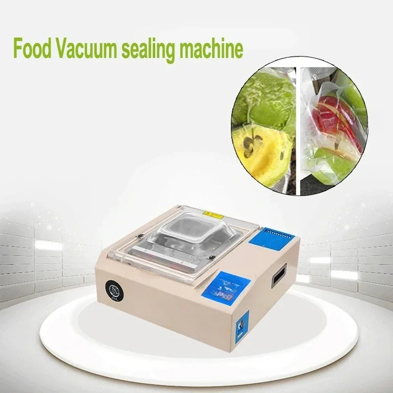 1PC Commercial Food Vacuum Sealing Machine Small Fruit Dry Goods Home Vacuum Packaging Machine Sealing Vacuum Machine 110/220V