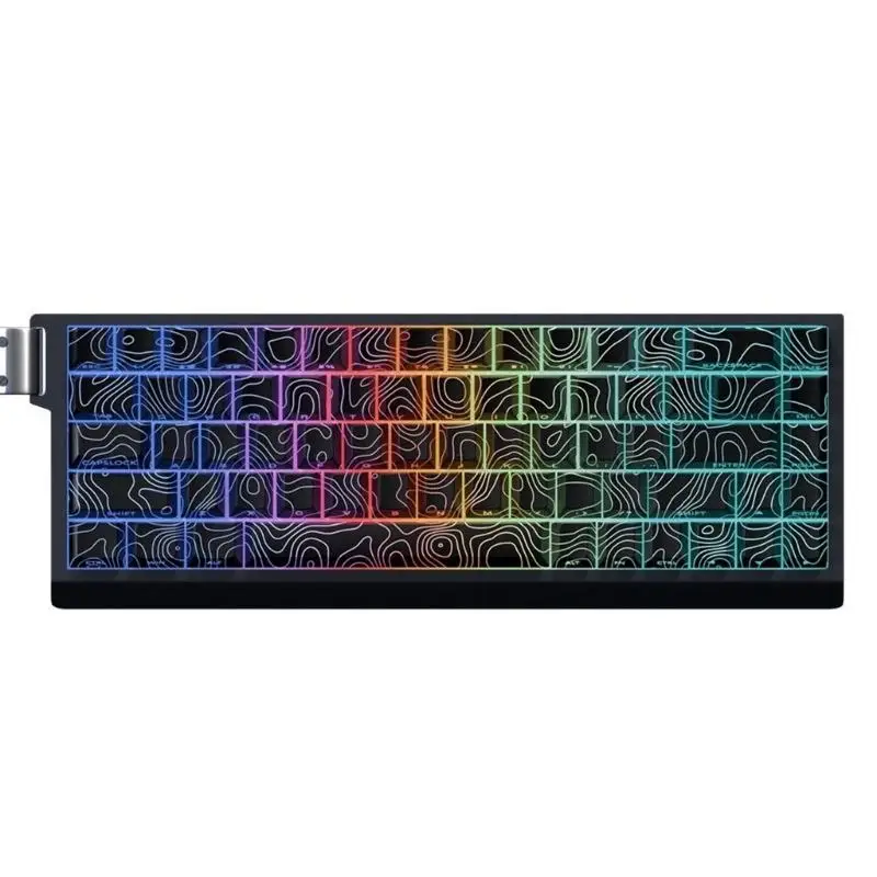 

Y1UB Contour3.0 Keycaps 64/74Key Double Shot Side Print Backlit Keyset Dye Sublimations Widely for 60 61 63 64 65 67
