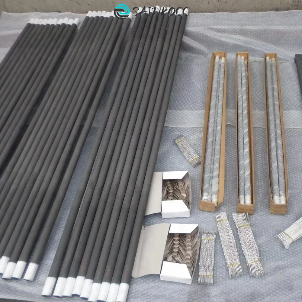 Immagine 4: SAIDKOCC GD-ED Tipo D14mm-16mm Riscaldatore SiC con elemento riscaldante in carburo di silicio Componenti del nucleo dell'asta Filo di resistenza