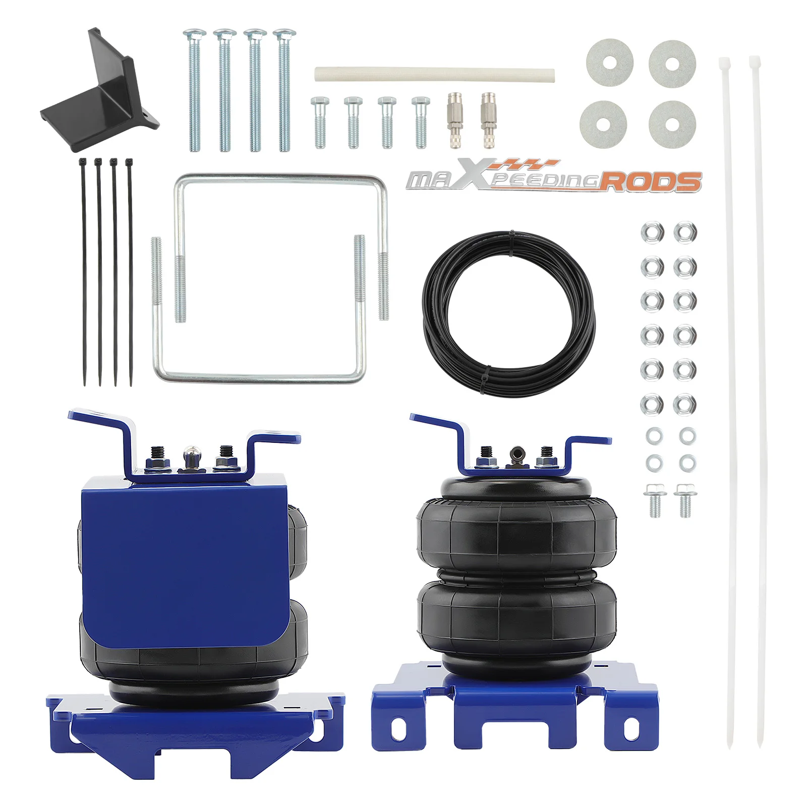 

Rear Air Spring Kit Bags Air lines For Silverado 2500HD 3500HD 2WD 4WD 2001-2010