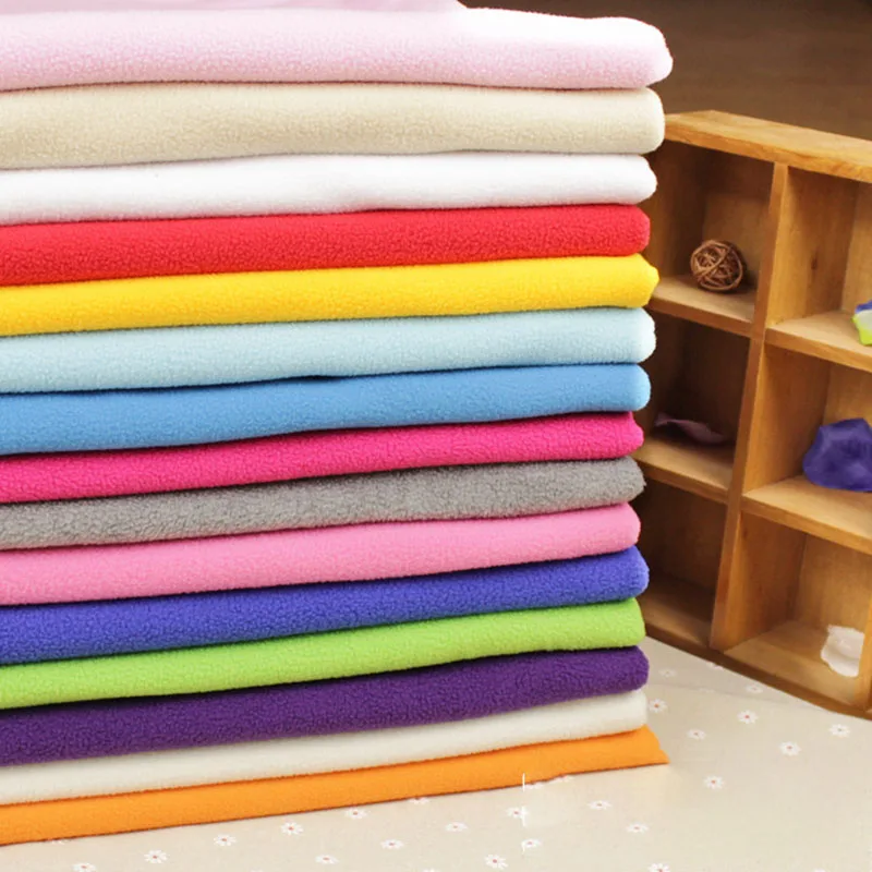 Thickened Anti-Pilling Polar Fleece Fabric Single-Sided Knitted Children's Clothing  Material Soft Warm Fabric for Kids' Wear