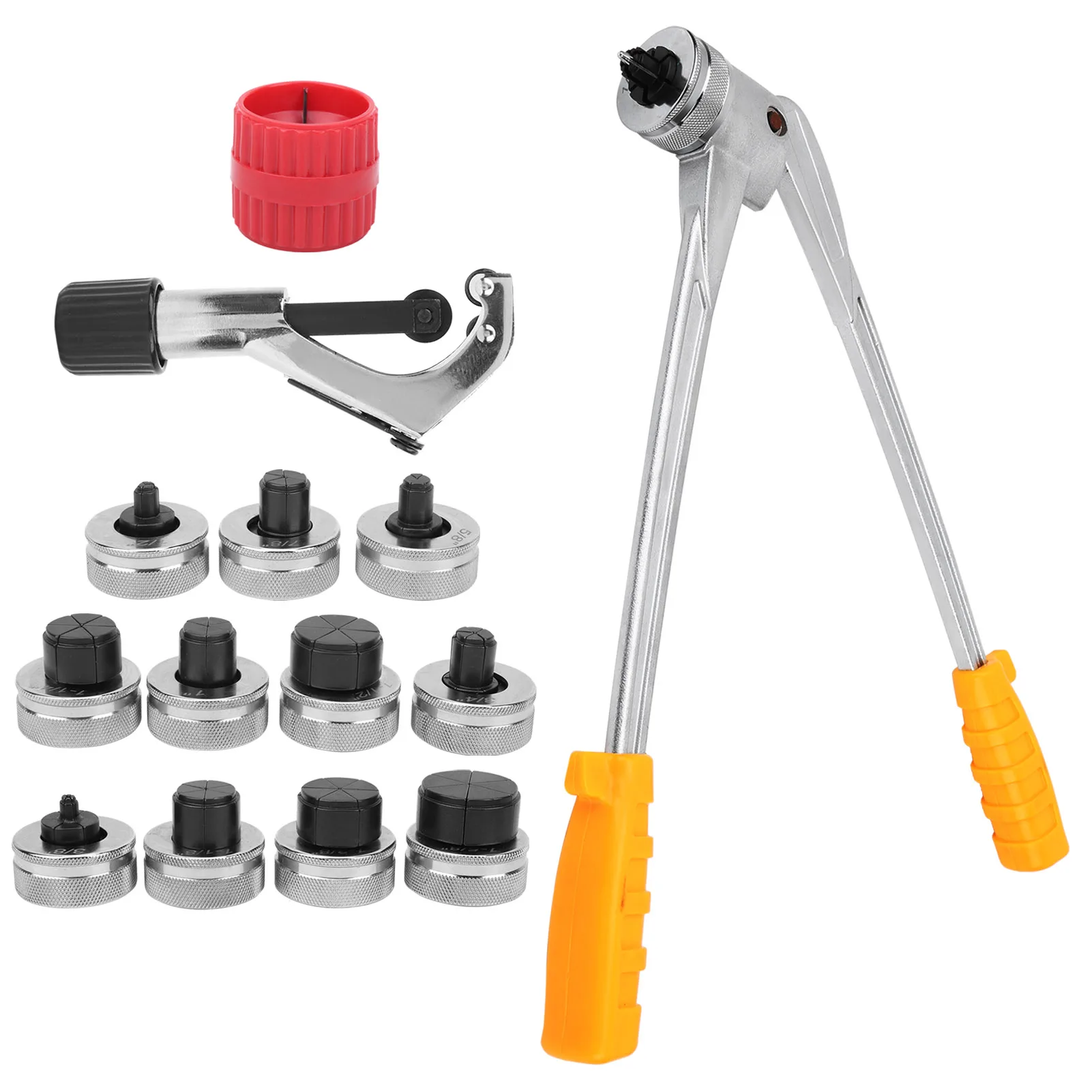 레버 타입 튜빙 확장 도구 휴대용 수동 구리 알루미늄 파이프 튜브 확장기 키트 구리 파이프 확장기 튜빙 플레어링 도구