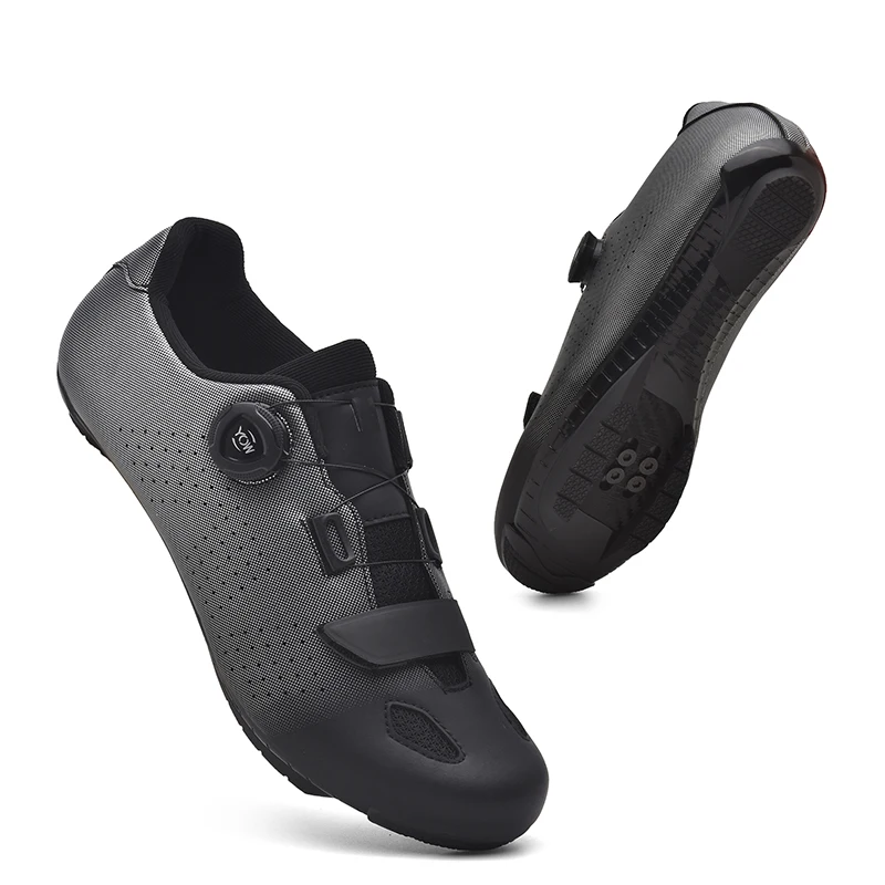 Men's Road Cycling Shoes, New Fashionable Cycling Shoes, Fiber Professional Cycling Sports Shoes, SPD Buckle  Boots