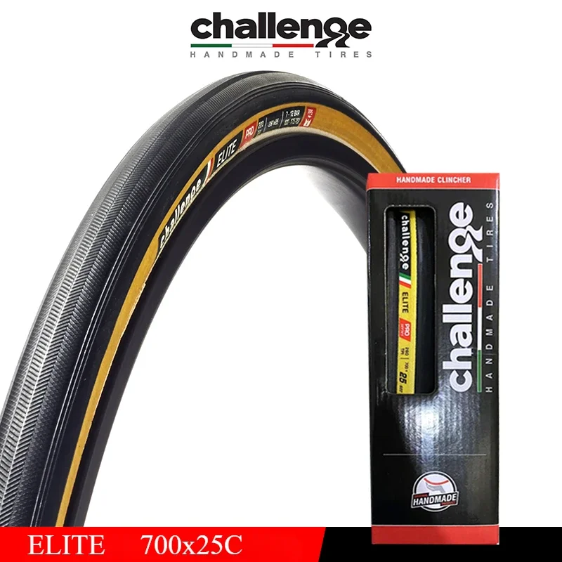 Challenge Elite Road Bike Tire 700X25C Stab-proof Folding Bicycle Clincher tyres 700C Tires