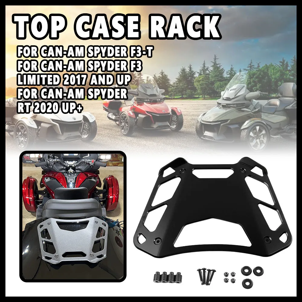 NEW For Can-Am Spyder F3-T LuggageTop Of The Line Chassis Rack Motorcycle Accessories Black For Can Am Spyder F3 Limited 2017Up+