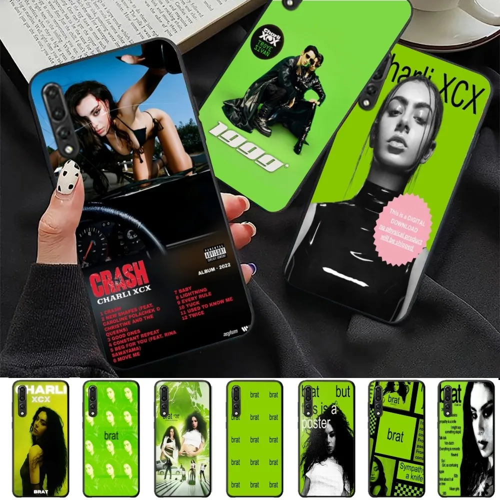 BRAT Charli XCX UK Singer Phone Case For Huawei P 8 9 10 20 30 40 50 Pro Lite Psmart Honor 10 lite 70 Mate 20lite