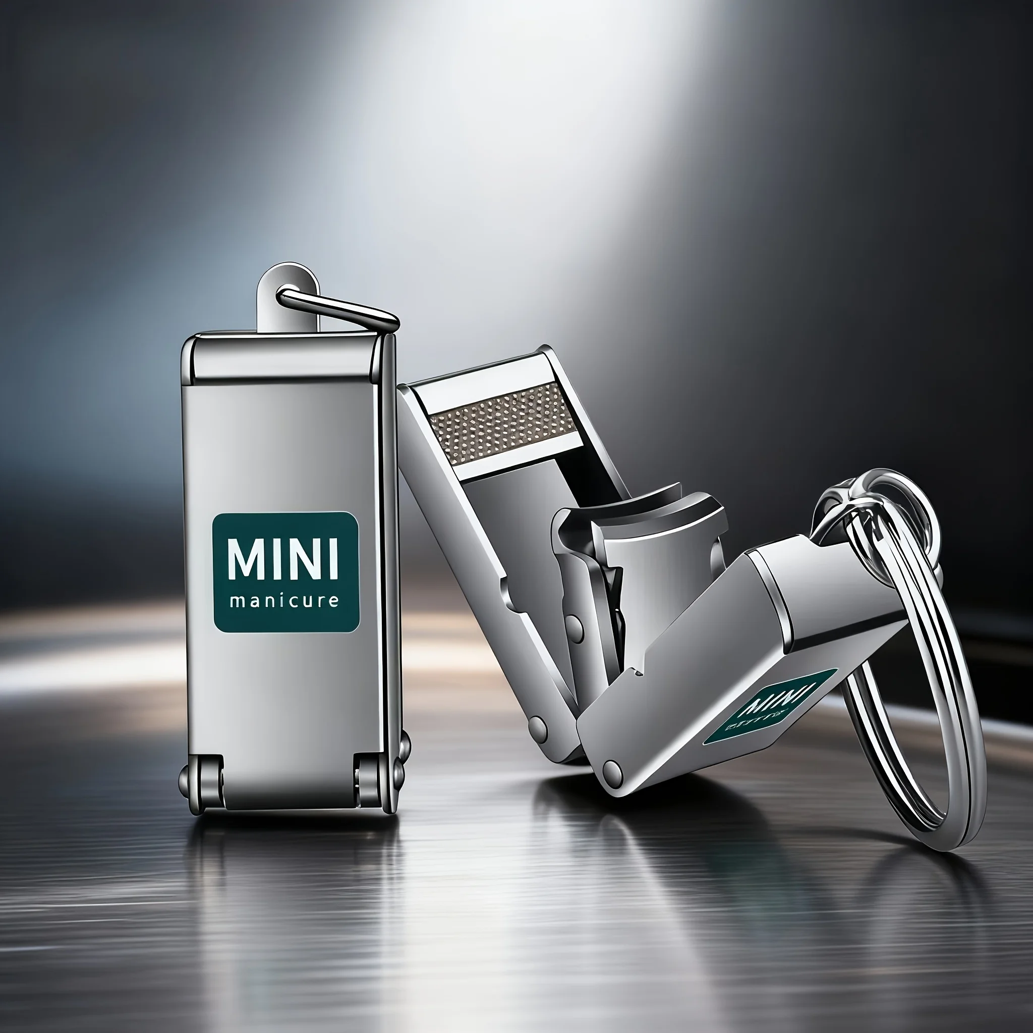 

3pcs Nail Clippers Collapsible Portable Travel Fingernail Nail Scissors Cutter Stainless Steel Manicure Tools