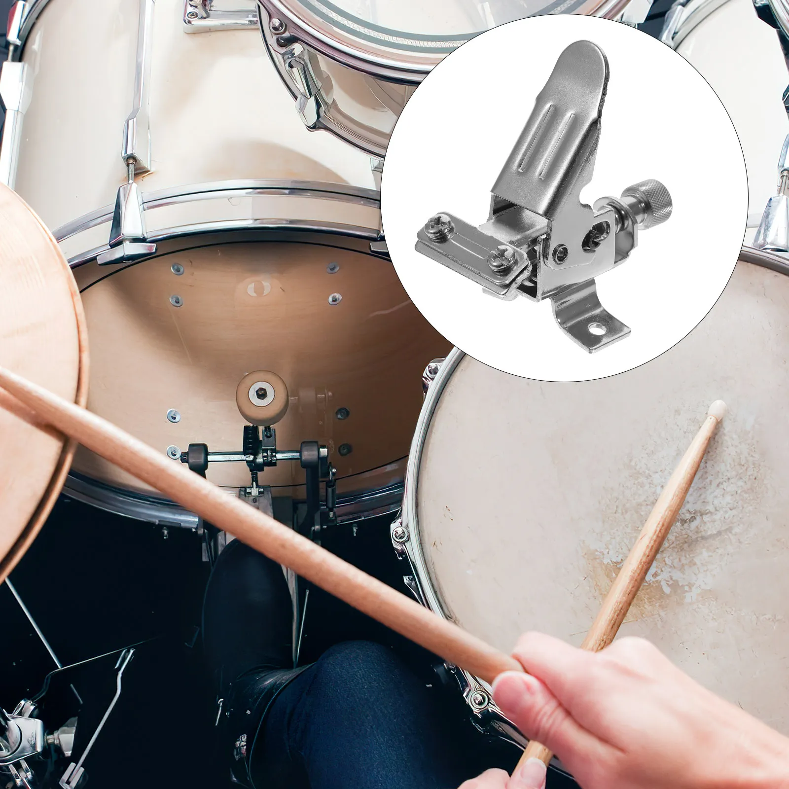 Drum Parts Head Dampeners Adjustable Snare Strainer Practical Regulator for Accessory Wire Durable