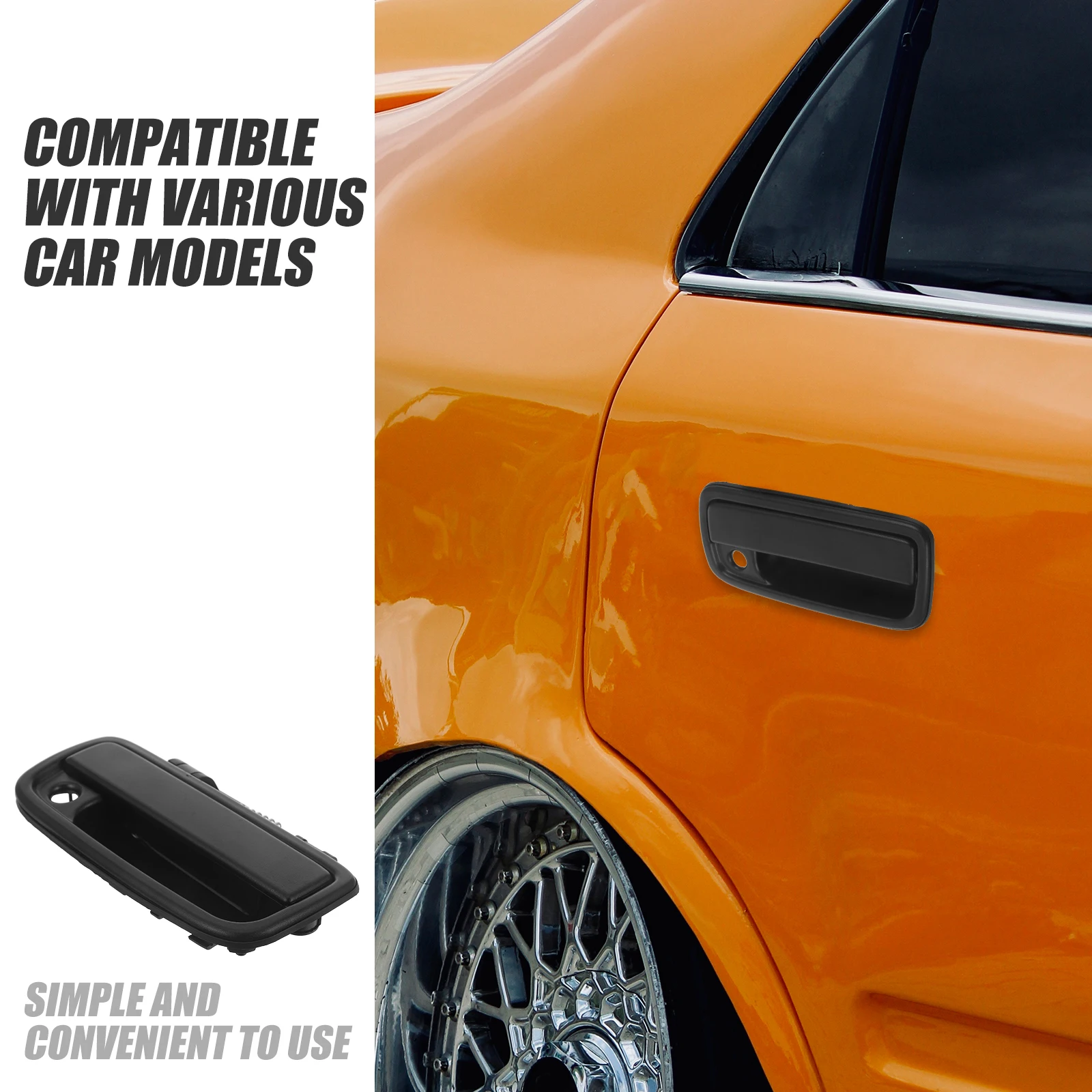 

Car Handle Interior Replacement For 1995-2004 Auto Abs Stainless Steel Modern Driver Side Door Handle Cover Replace Auto