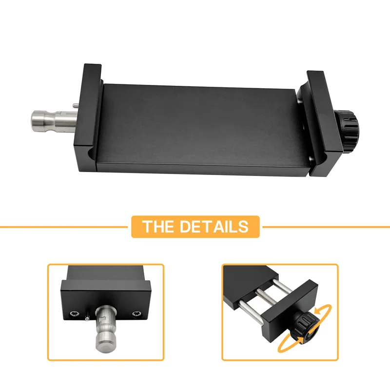Bracket Clamp 122mm -155mm Adjustable for Tablet PC GIS Data CollectorBlack GPS Cradle