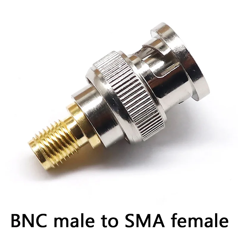SMA-Stecker-Buchse auf BNC-Stecker-Buchse-Adapter für drahtlose LAN-Geräte, Koaxialkabel, WLAN, Schinken oder Handradios