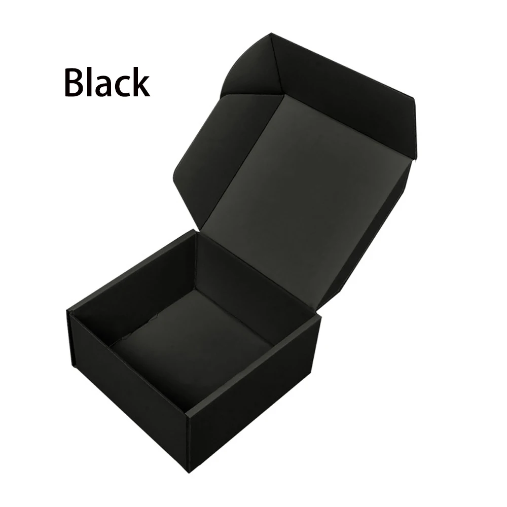Caja de cartón para avión, caja de regalo de papel Kraft de colores, embalaje de ropa, caja de cartón corrugado, caja de regalo de decoración navideña, 10 Uds.