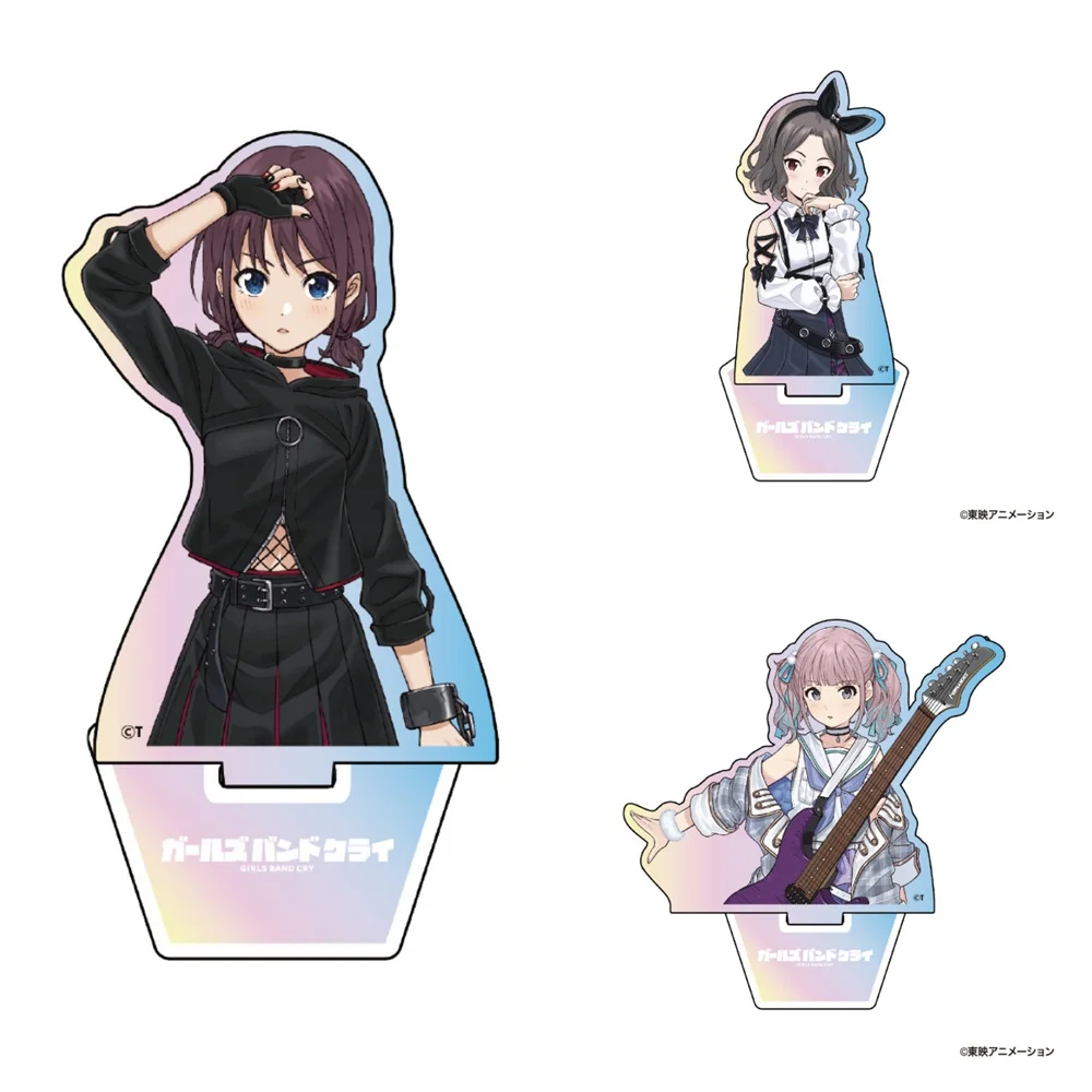 10CM Charm Anime MEISJES BAND CRY Acryl Stand Model Cosplay Karakters Ornament Accessoires Goederen Collectie Geschenken