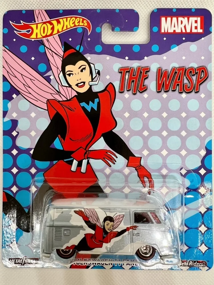Stock-Hot Wheels Vintage Culture de divertissement Ant-Man Hulk édition féminine modèle de voiture en alliage petit jouet de véhicule T1 populaire