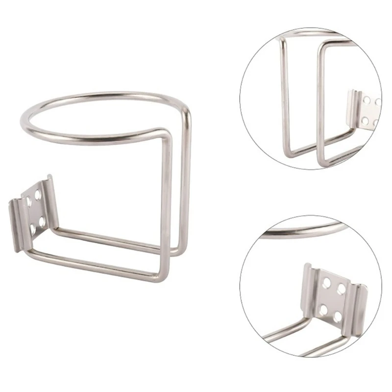 1 Pair Metal Boats Ring Cup Universal Drink Holder for Marine Yacht Truck RV Car Drop shipping