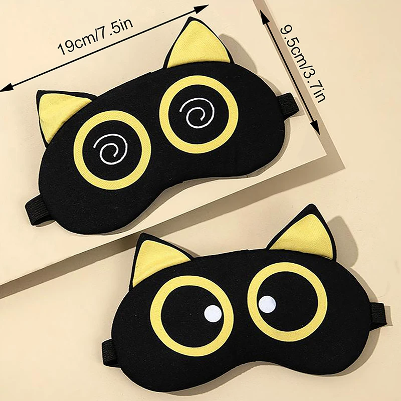 Eye Mask for Sleeping Soft 3D cat Contoured Cup Blindfold Concave Molded Night Sleep Mask Block Out Light with Women Men