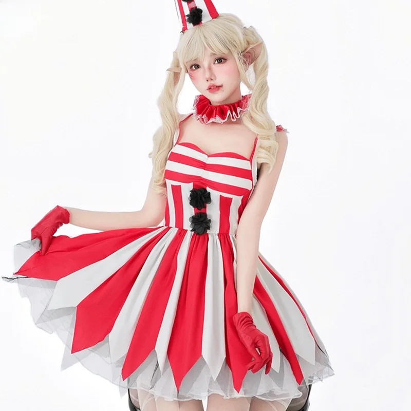 Volwassen Halloween Cosplay Clown Stage Performance Dr Game Kostuum Polyestervezel 00% Traditioneel Chinees Opera Kostuum