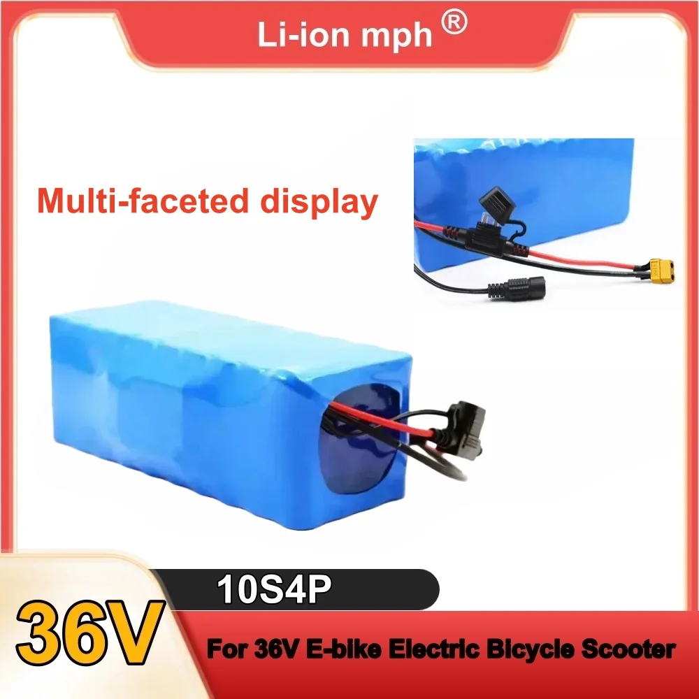 36 فولت 42 فولت 10S4P 20Ah 18650 عالية السعة الطاقة 42 فولت 750 واط 1000 واط بطارية ليثيوم حزمة لسيارة كهربائية دراجة سكوتر حزام 30A BMS