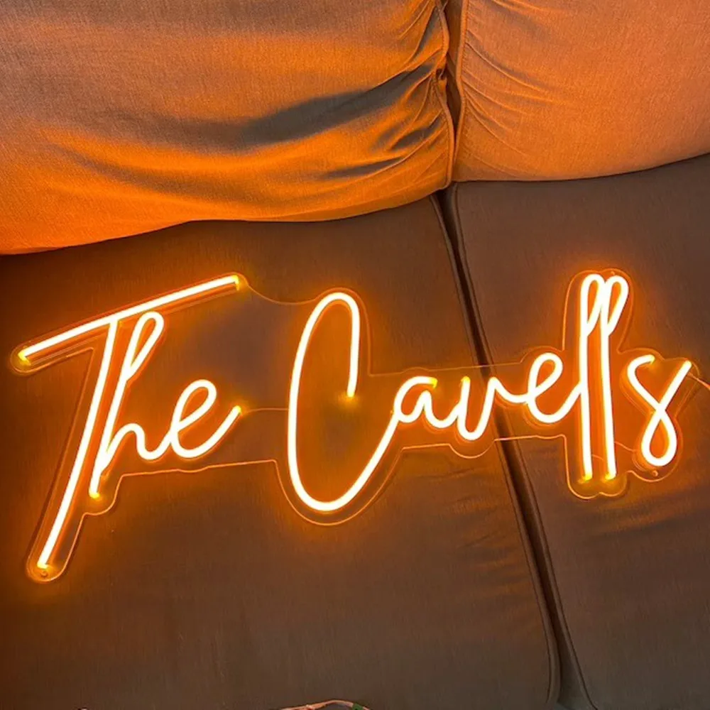 

Personalized Neon Sign Bar Salon Wall Art DIY Wedding Name Business Logo Birthday Gift for Room Decor Custom Led Neon Light Sign