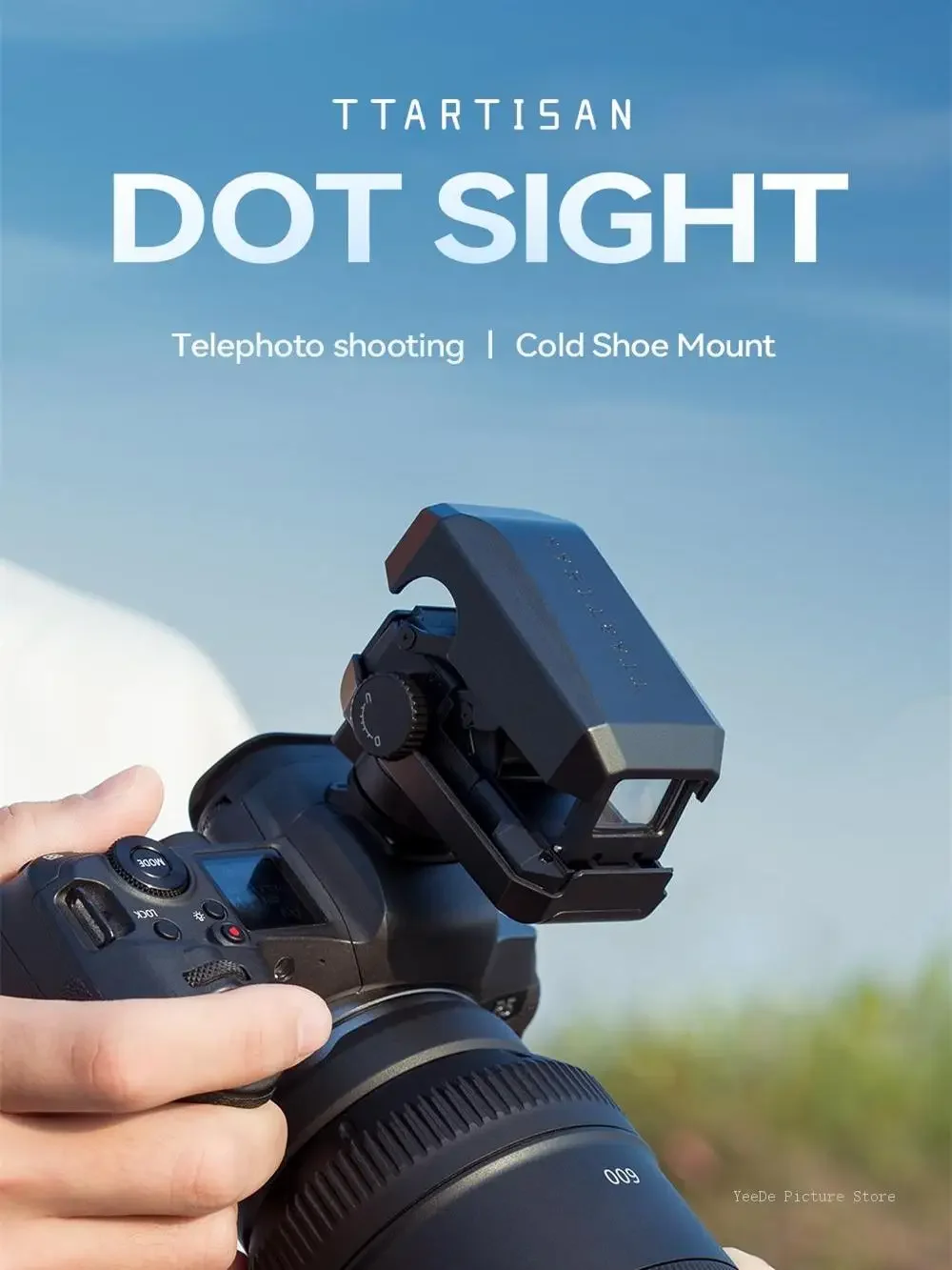 TTArtisan Dot Sight for Telephoto Lens Photography Accessories with Cold Shoe Mount Locking Design Accessories